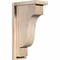 Ekena Millwork Newport Smooth Corbel w/Backplate, Douglas Fir, 5 1/2"W x 10"D x 18"H COR06X10X18NEW01SDF - alternate 1